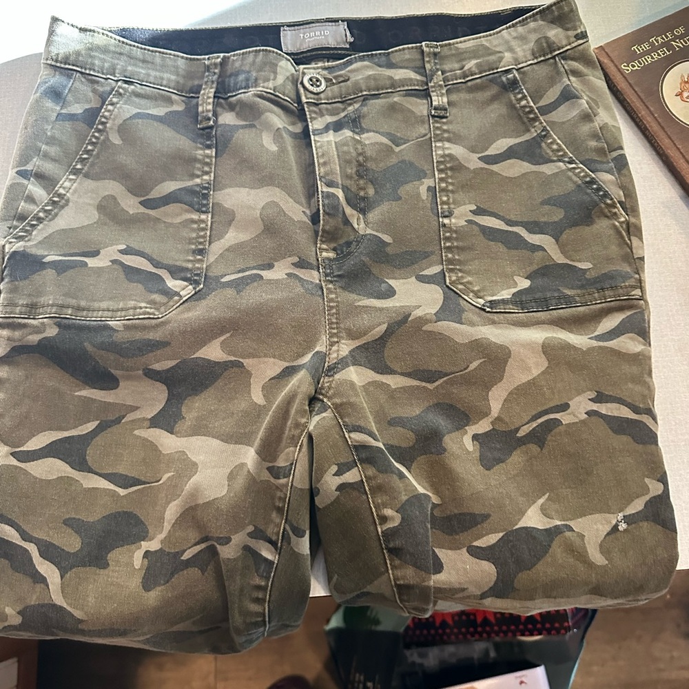 Torrid Camouflage Ankle Jeans